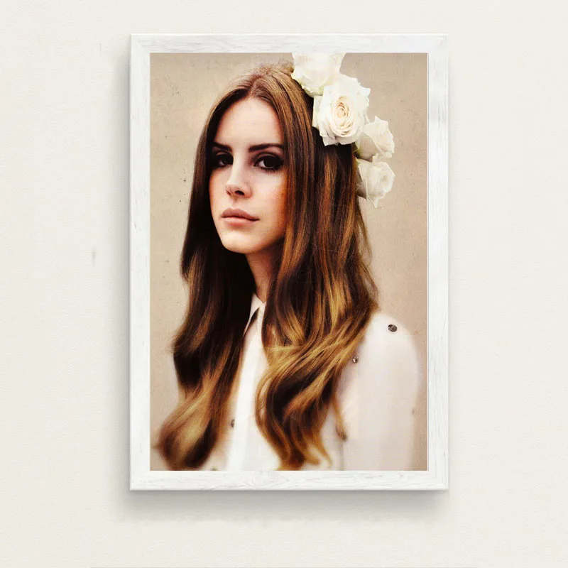 Lana Del Rey поп-Певица модель художественная живопись высокое качество холст картина плакат Настенные украшения для детской комнаты без рамки o444