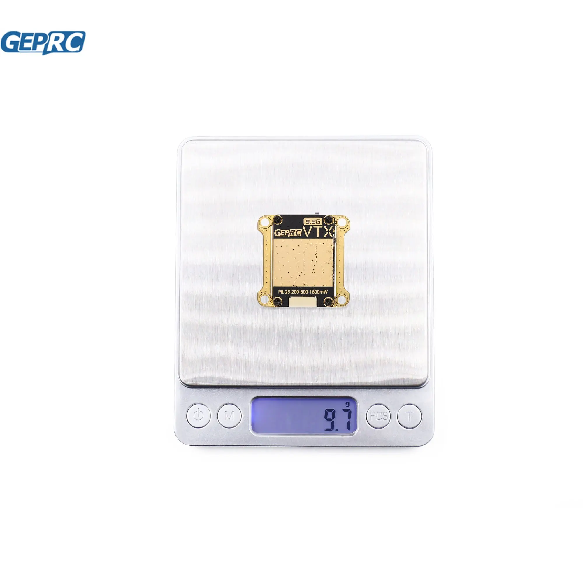 GEPRC-transmisor de v&iacute;deo ajustable RAD VTX para Dron RC FPV, 5,8G, 1,6 W, 40CH PITMode, 25mW, 200mW, 600mW, 1600mW, 30x30mm-5