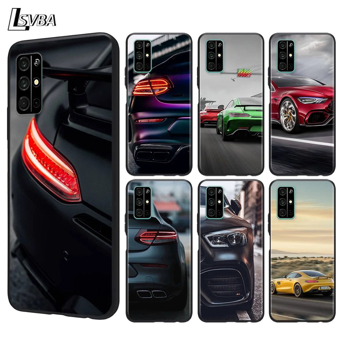Крутой спортивный автомобиль AM G шины для Honor V9 играть 3E 8S 8C 8X MAX 8A 2020 Prime камеры