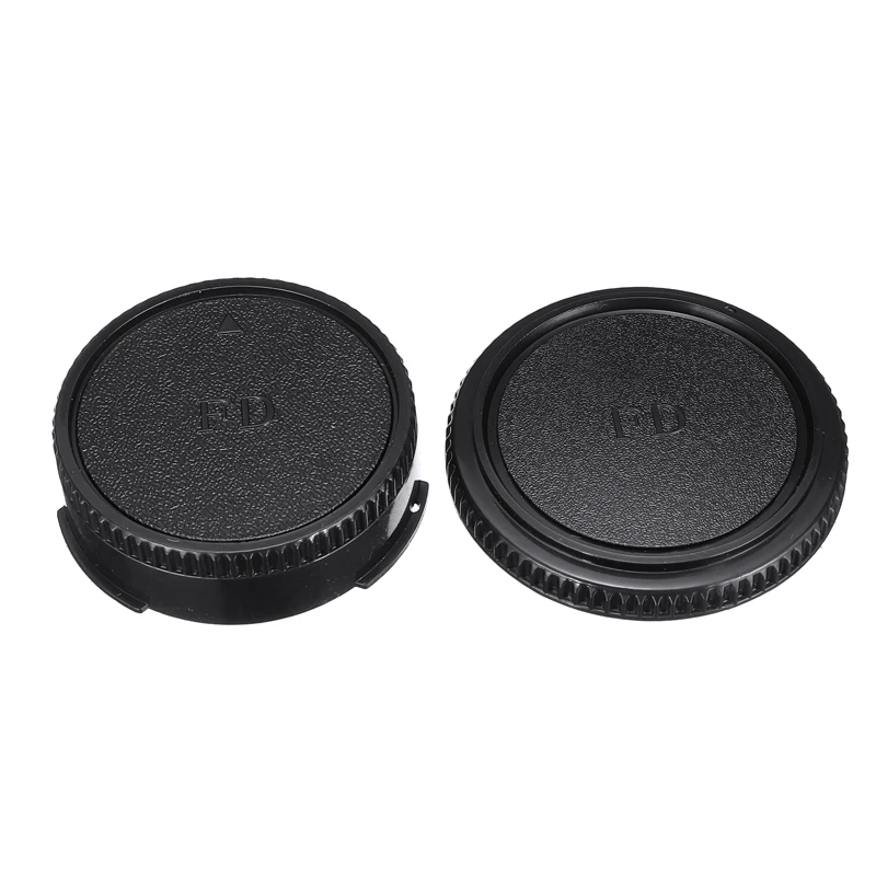 

Mayitr New Camera Lens Cap Plastic Front & Rear Lens Caps Cover Fit For Canon FD Body and Lens