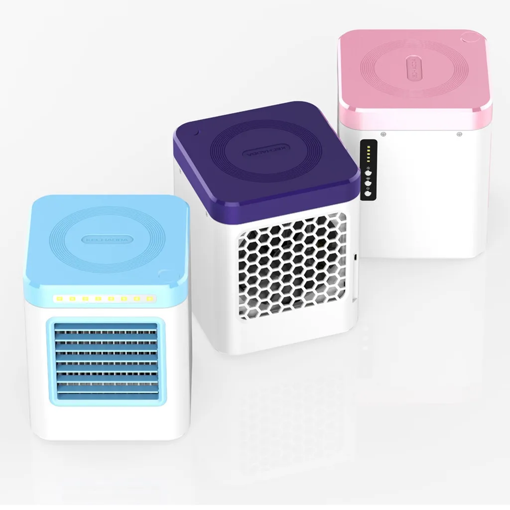 Мини кондиционер портативный вентилятор новая зарядка S9 личное пространство
