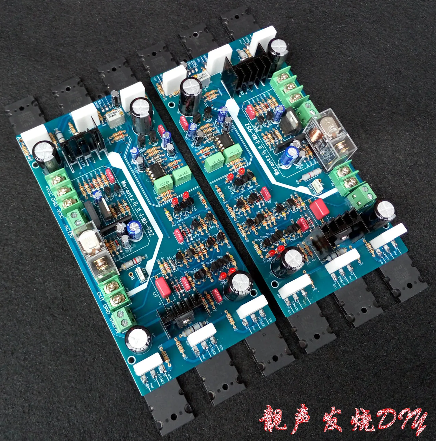Одна пара Hi-Fi Плата усилителя неизолированная печатная плата 250 Вт Φ сервопривод