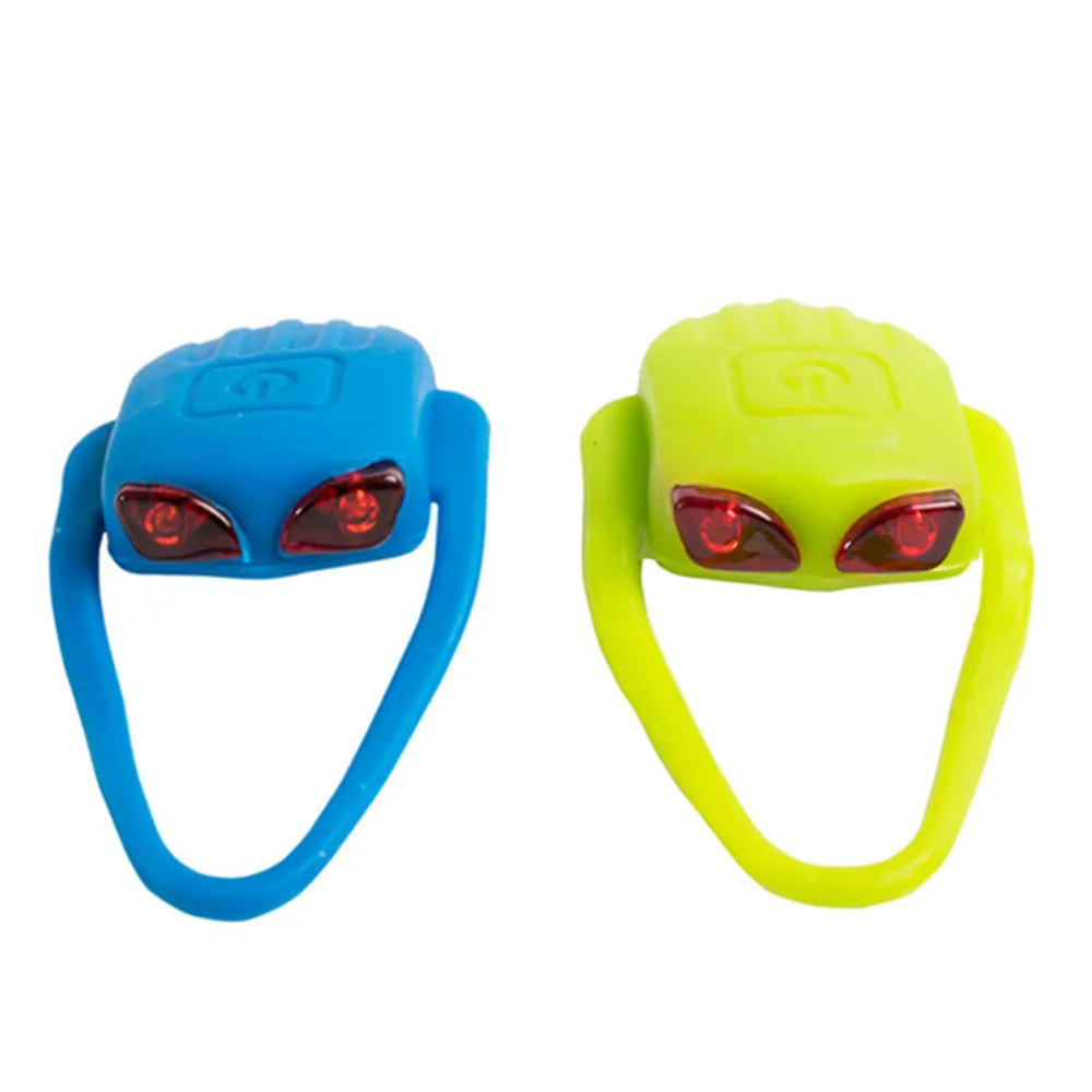 Передний силиконовый светодиодный фонарь для велосипеда передний и задний