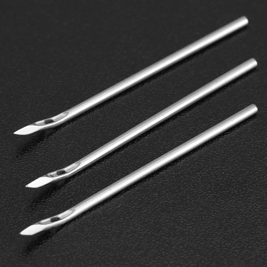 Curved head Профессиональный вязальный крючок Awl ручной инструмент для ремонта комплект крючком крючок набор кожа и тяжелые ткани ремень со строчкой полоски инструменты - Цвет: Curved head