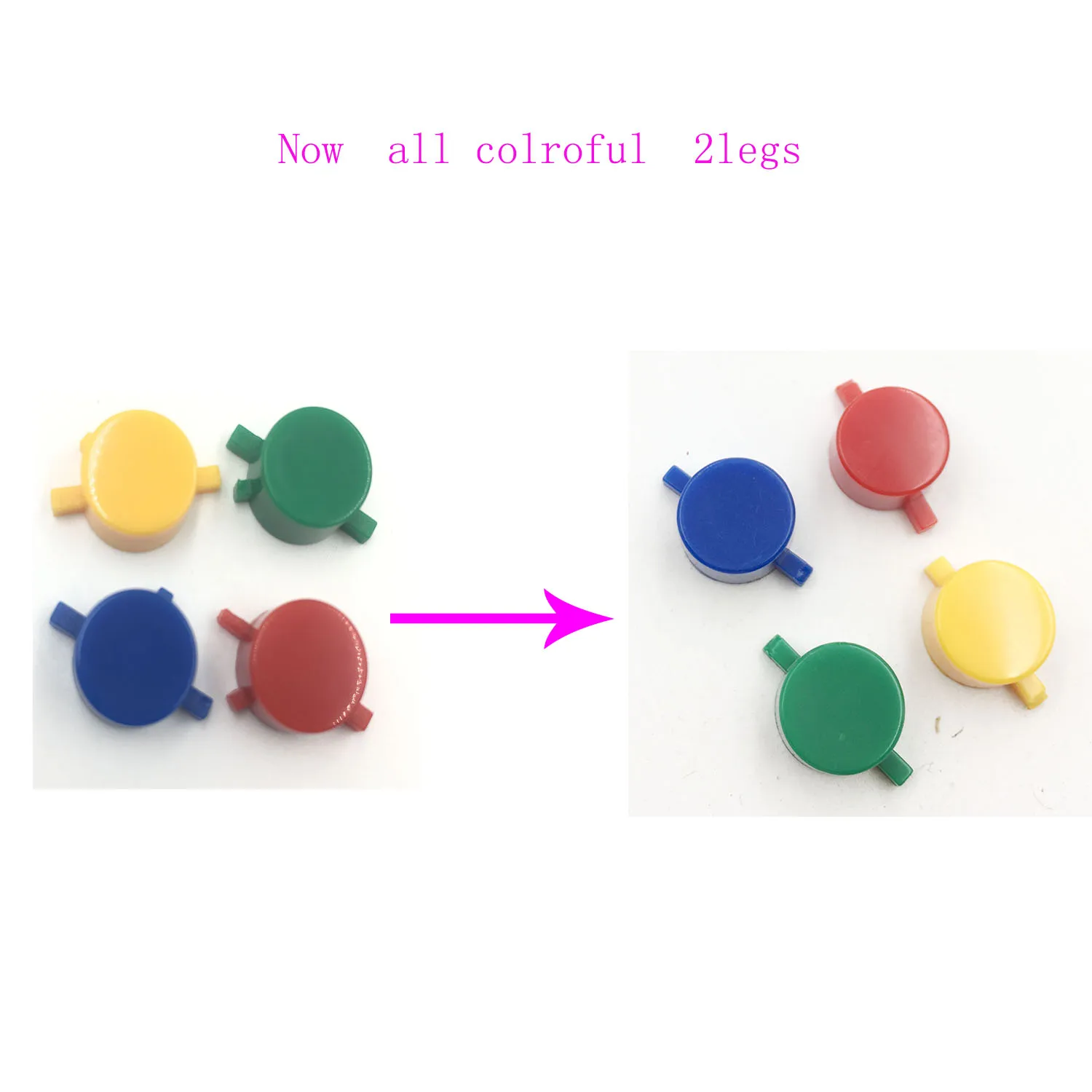 50 наборов для Gameboy Zero DMG 01 пластиковые пуговицы фиолетового цвета Raspberry Pi|Запасные