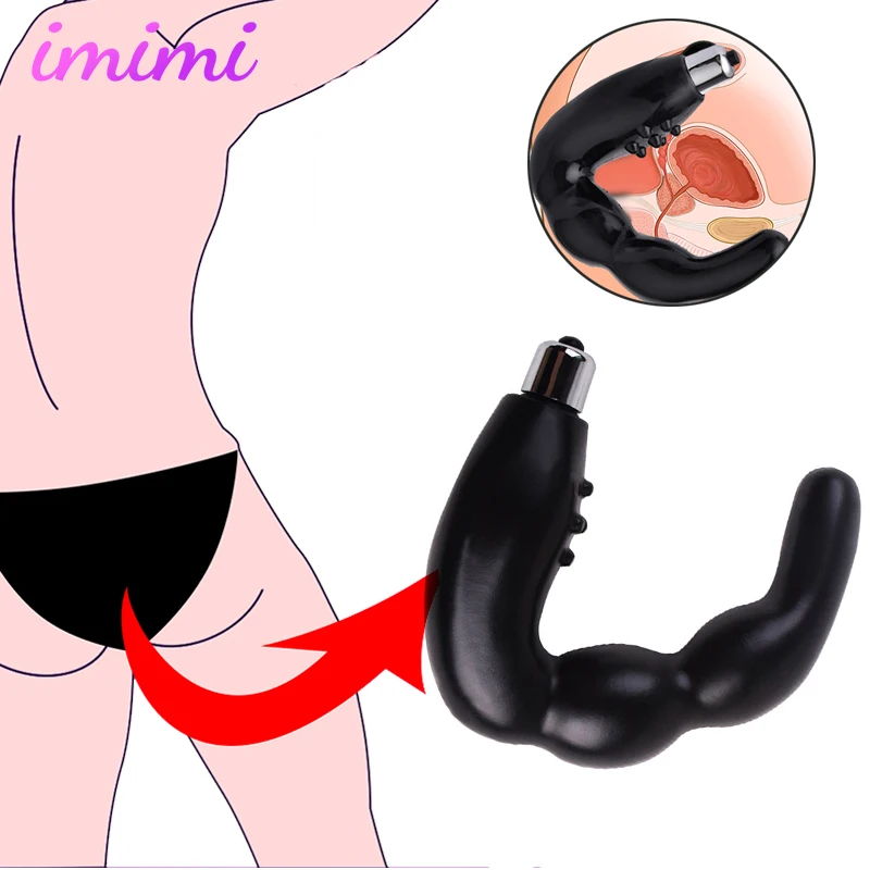 Анальный вибратор Мужской мастурбатор Анальная пробка для ношения массажер