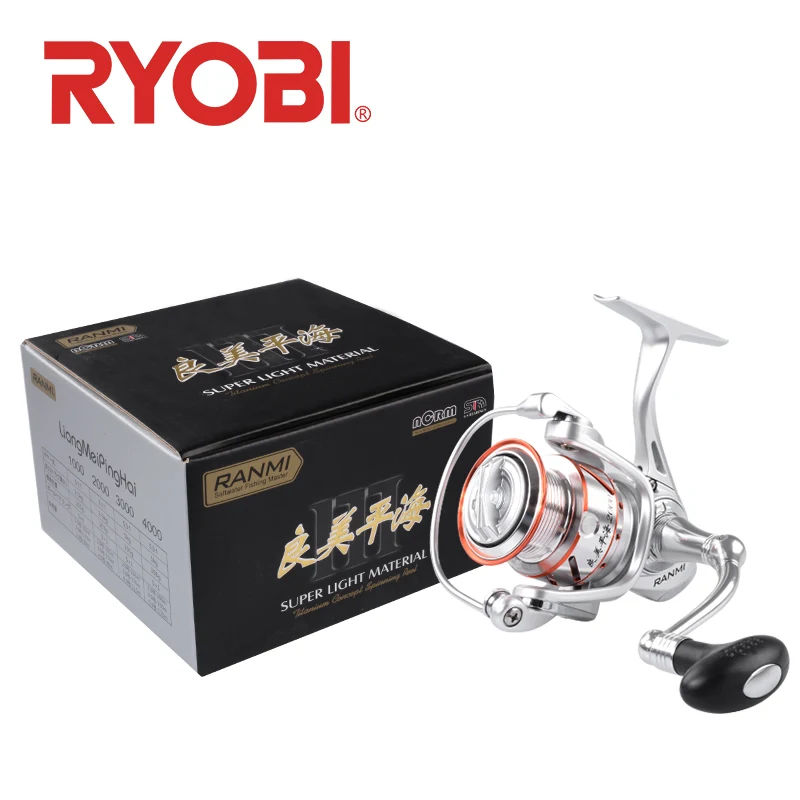 RYOBI RANMI pinghai Спиннинг Рыболовная катушка 1000 ~ 8000 модель морской 5 + 1BB Шестерни