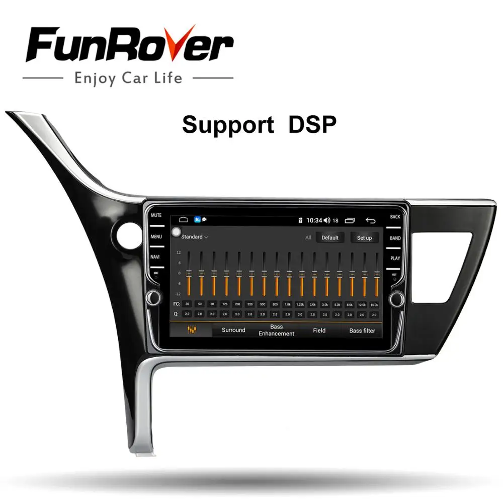 Funrover android 9 0 Octa 8 core автомобильный dvd проигрыватель с gps для Защитные чехлы сидений