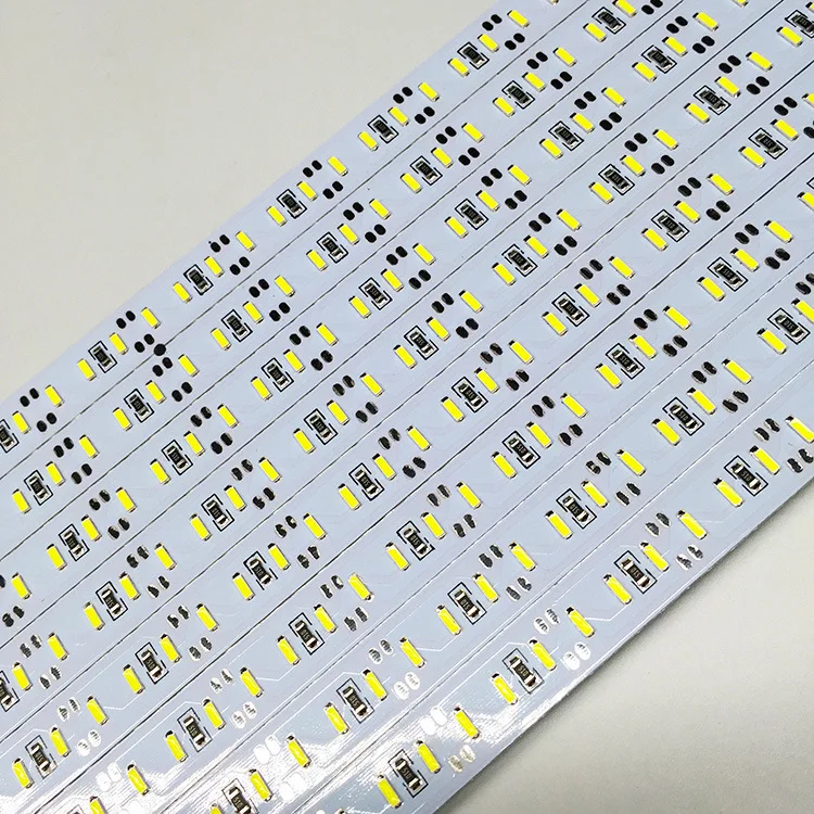 

100pcs*1m Double row DC 12V 144 SMD 4014 Cold White Warm White LED Hard LED Strip Bar Lightsupper brightbrightness