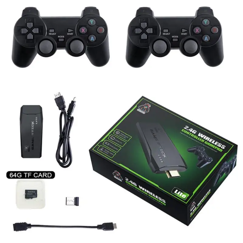 Игровая приставка POWKIDDY G5 S905L с Wi-Fi супер консоль 4K HD X 50 + Эмулятор 40000 игр Ретро