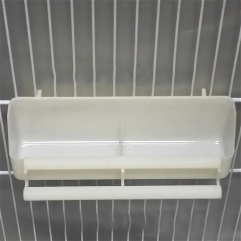 2 в 1 пищевая чаша для воды двойная чашка кормления пластиковая клетка птиц