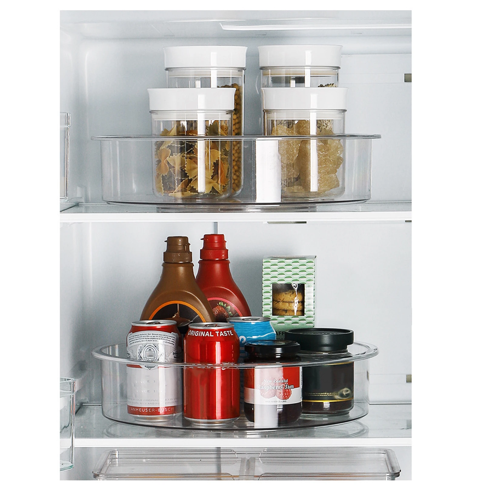 

Rotating Storage Container Turntable Kitchen Spice Bottle Organizer Turntable Storage Bin Skin Care Product Storage Box fashion
