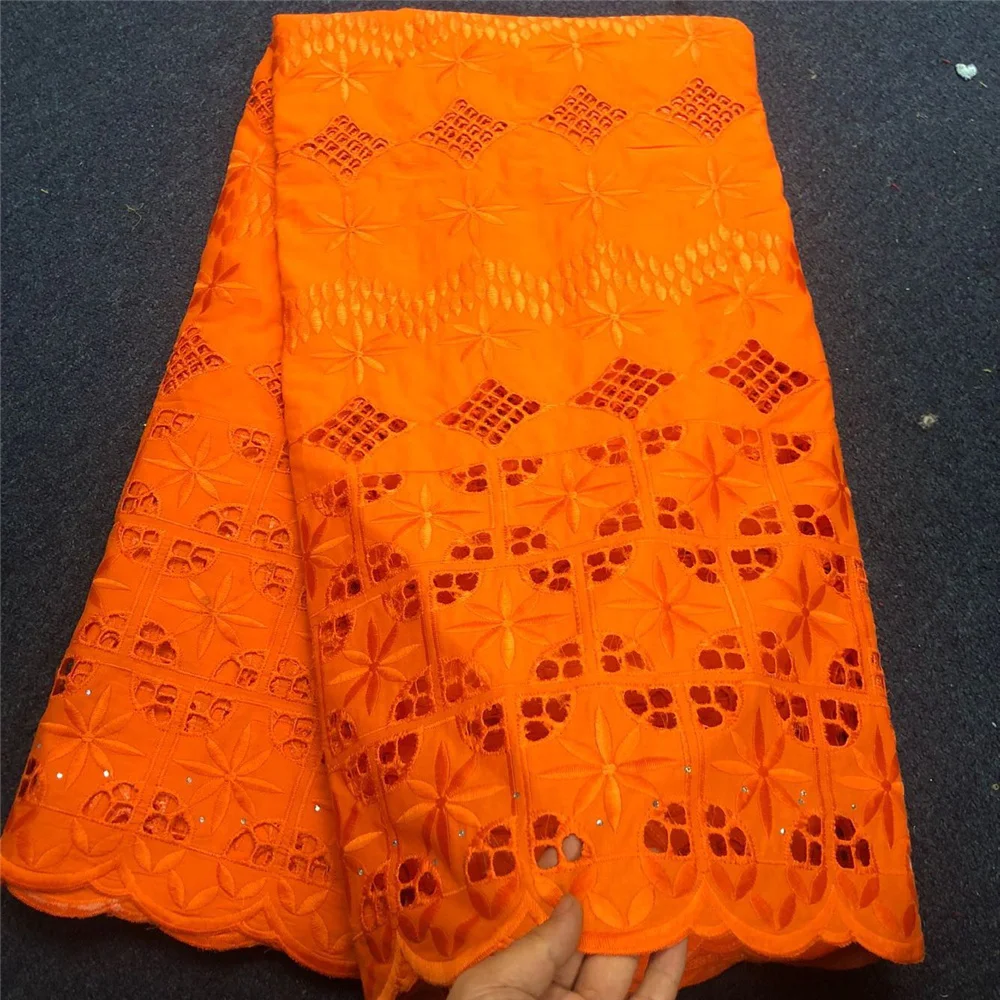 

Hot sale swiss voile lace latest african lace fabric Yellow swiss lace fabric 2.5yards african cotton fabric for dress ZP119