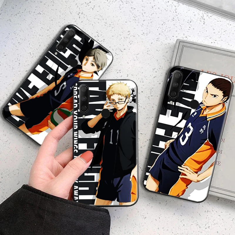 

Haikyuu Volleyball boy Anime Phone Case For Huawei Honor 7X 8X 8C 9 V9 9X 9XLite 9 Lite 10 V10 10i 10Litehinata syouyou Soft TPU