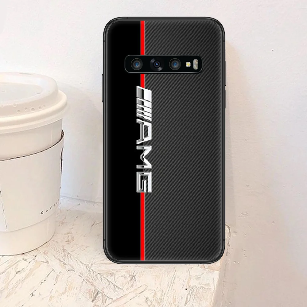 

Mercedes Benz AMGs Car Phone Case For Samsung Galaxy Note S 8 9 10 20 Plus E Lite Uitra black Cover Trend Prime Soft Bumper 3D