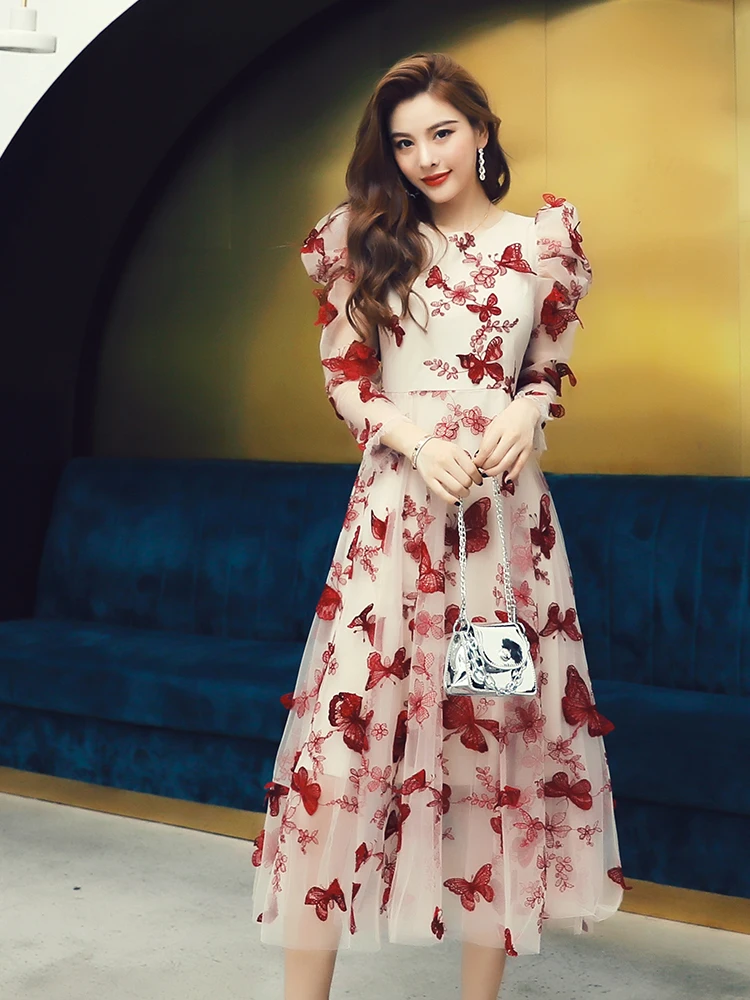 Роскошное платье Модель 2020 года Сезон осень-зима Длинные вечерние женские платья