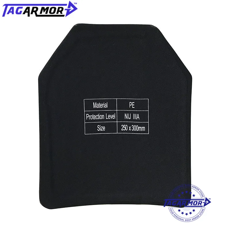 Ультралегкая пуленепробиваемая пластина NIJ Level IIIA одинарная/многоизогнутая PE