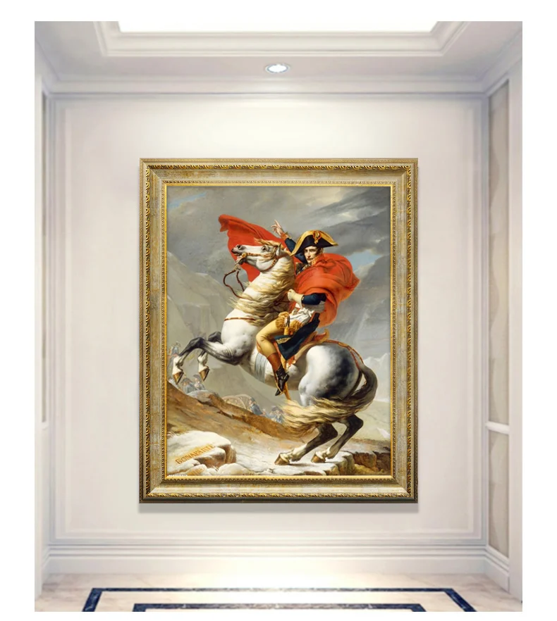 

Imitation wood plastic picture frame oil painting frame home decoration photo frame European style DIY art frame