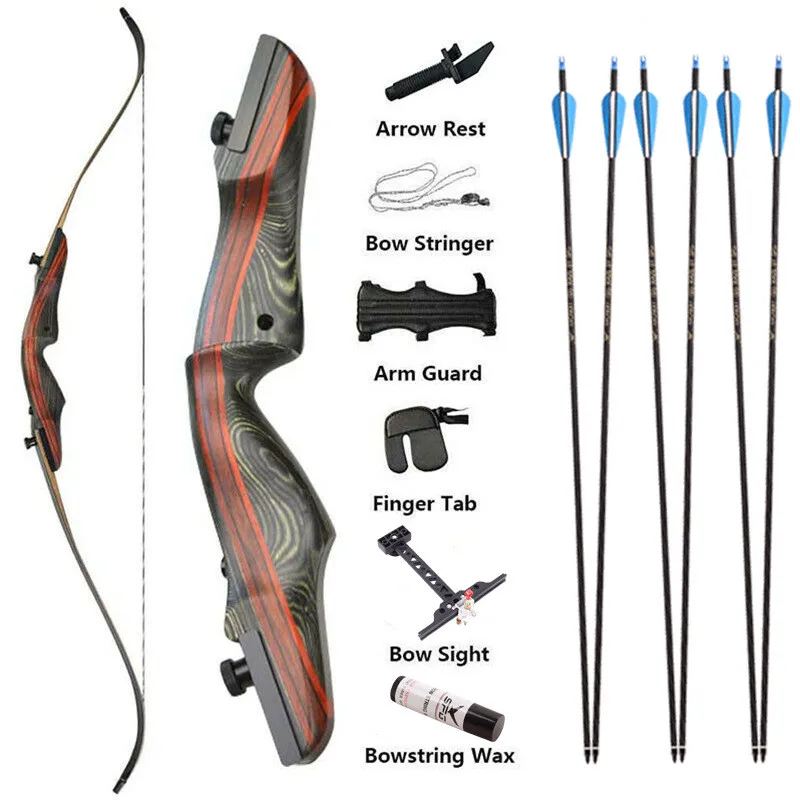 

30-50 фунтов Рекурсивный лук и набор стрел аксессуары Рекурсивный лук стрельба из лука охотничье оборудование со сменным наконечником