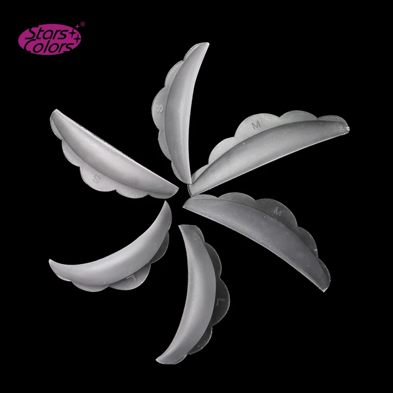 50 упак./лот оптовая цена ресницы для наращивания Перми S M L силиконовая ресница