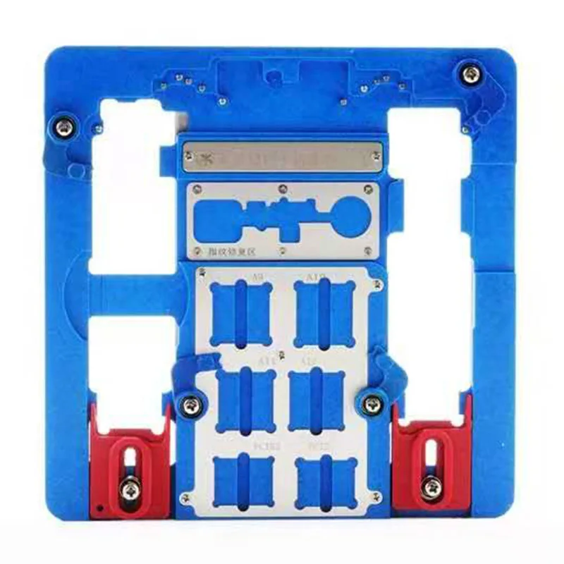 

13 IN 1 MiJing A21+ PCB holder fixture for iPhone SE2/XR/8P/8G/7P/7G/6SP/6S/6P/6G/5S/5C A10 A9 A8 A7 CPU Nand Chip Repair Tool