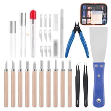 34 Pcs 3D Printer Accessory Kit, Printer Hot Bed Cleaning Tool Nozzle Cleaning Tool Set with Nozzle Hose Silicone Cover Cleaning