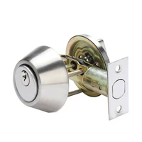 home hidden stainless steel door lock handleset single cylinder invisible mechanical bedroom lock hardware accessories