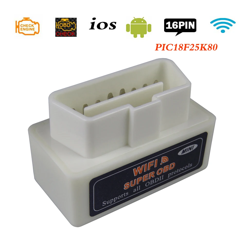OBD2 Scanner ELM 327 V1.5 ELM327 Wifi OBDII Auto Diagnostic Tools ELM-327 V 1.5 Wi Fi OBD 2 Adapter Car Diagnostic-Scanner 5psc