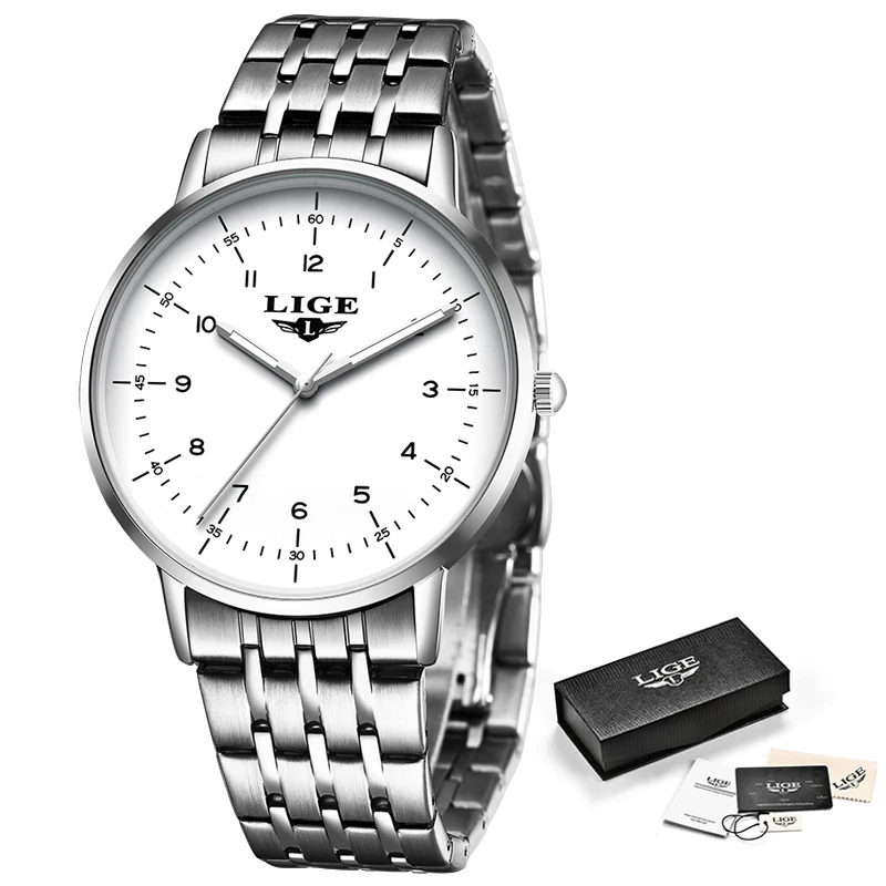 

LIGE Women Watches Top Brand Luxury Ladies Watch Women Waterproof Stainless Steel Ladies watch Bracelet Clock Relogio Feminino