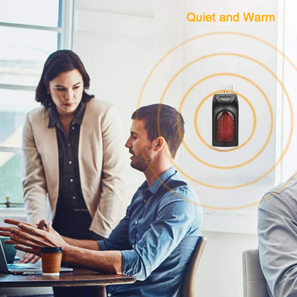 ЕС мини удобный обогреватель с вилкой 400 Вт настенный плита ручная грелка Отель