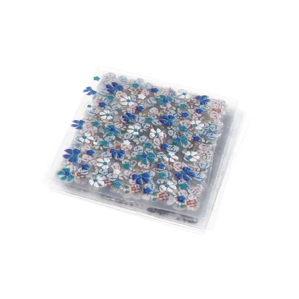 

10 листов 3D микс Цвет цветочный дизайн наклейки для ногтей, переводятся на ногти маникюр красивые модные аксессуары