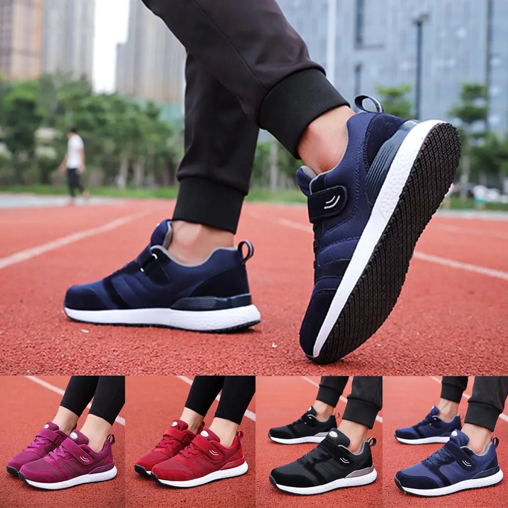 Женские кроссовки для бега однотонные ботильоны бархатные ботинки на плоской