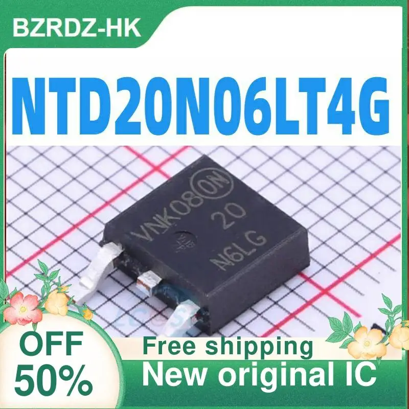 

2-10PCS/lot NTD20N06LT4G NTD20N06 TO-252 New original IC
