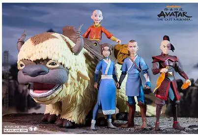 Новое поступление Аватара МакФарлейн: последняя Подвижная кукла Airbender APPA Zuko KATARA