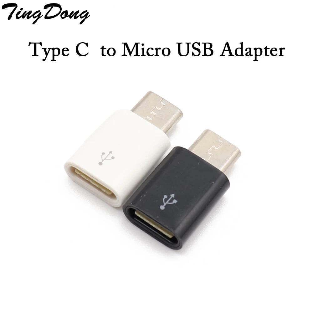 TingDong 6 шт. USB-C type-C к Micro usb кабель для зарядки адаптер конвертер type C Женский USB