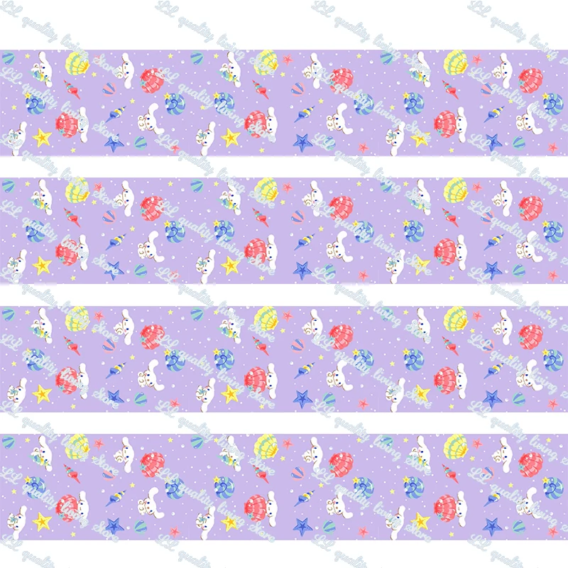 

Cartoon conch printed grosgrain ribbon 50 yards Tape Clothing Bakery hairbow gift wrapping hairbow headwear DIY decoratio