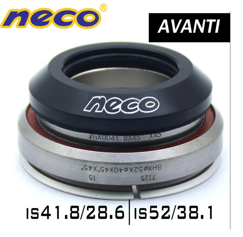 Neco подшипник гарнитура для Avanti 41,8 28,6 52 38,1 коническая форма дорожный велосипед горный велосипед