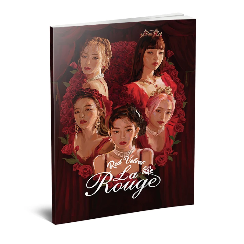 Kpop красный бархатный концерт &ltLa Rogue&gt Мини Фотоальбом модный K pop фотоальбом