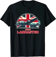 raf avro lancaster bomber british aircraft ww2 plane t shirt short casual 100 cotton shirts