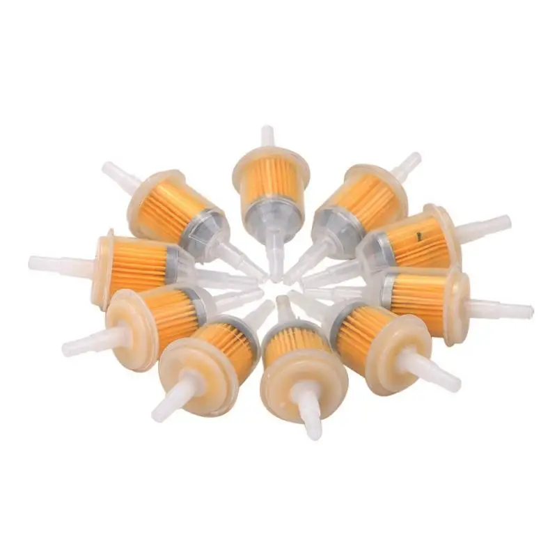 

10 Pcs / Set Motorcycle Fuel Filter Universal Motorcycle Engine Inline Carb Gasoline Fuel Gas Filter Motorbike Motor Oil Filters