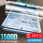 Гидрогелевая пленка для Samsung Galaxy s7 edge, s8, s9, s10 lite, s10e plus, 5-1 шт.