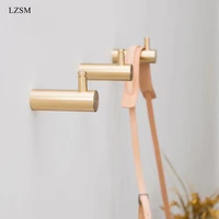 lzsm lkl nordic brass hook porch living room bedroom creative wall hanging clothes furniture hook kitchen accessories