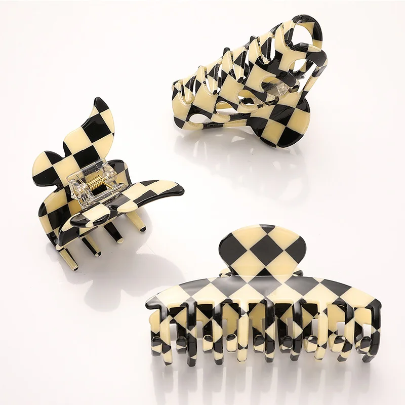 

1PC Women Girl Geometric Hair Claw Hair Clamp Grab Hair Jaw Clip Grip Barrettes Hairpin Hair Styling Tool Hair Accessories Gifts