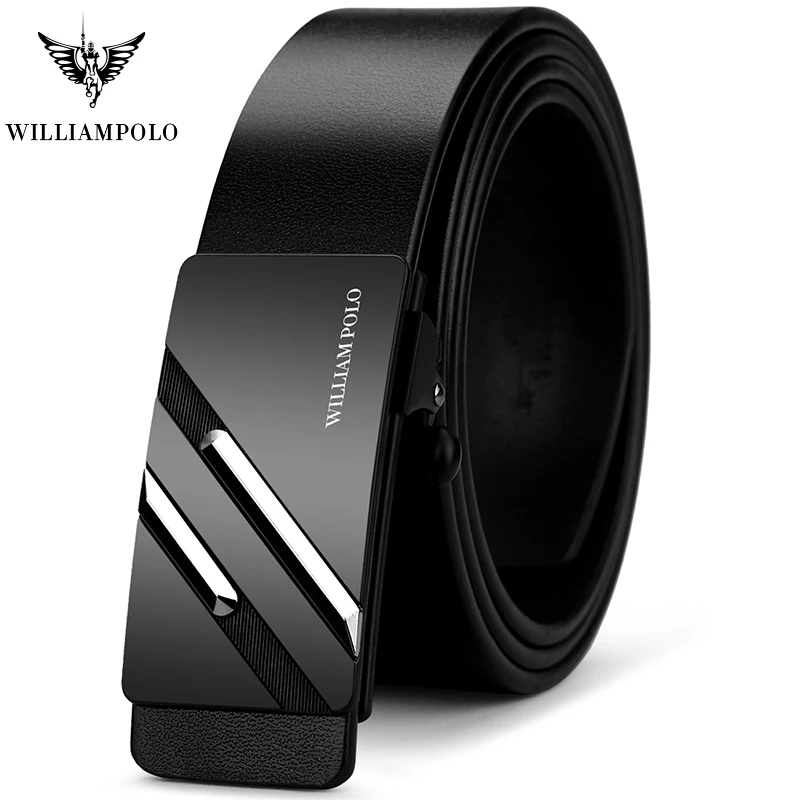 

Belts men belt Luxury Brand Automatic Buckle Waist Genuine Leather luxury belt waist belts 2019 newfashion Designer WILLIAMPOLO