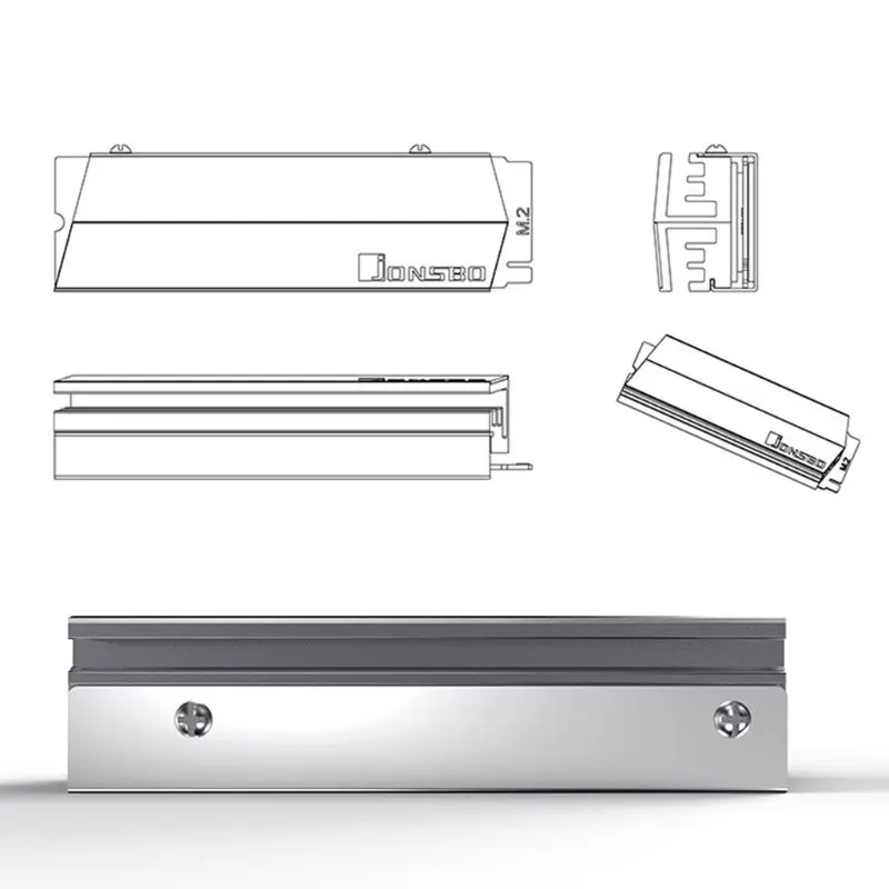 Алюминий сплав M.2 радиатор SSD твердотельный накопитель на жестком диске тепла