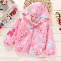 spring summer infant rain coat new casual windbreaker children boy hoodies girls waterproof raincoat clothes 2 4 6 8 years