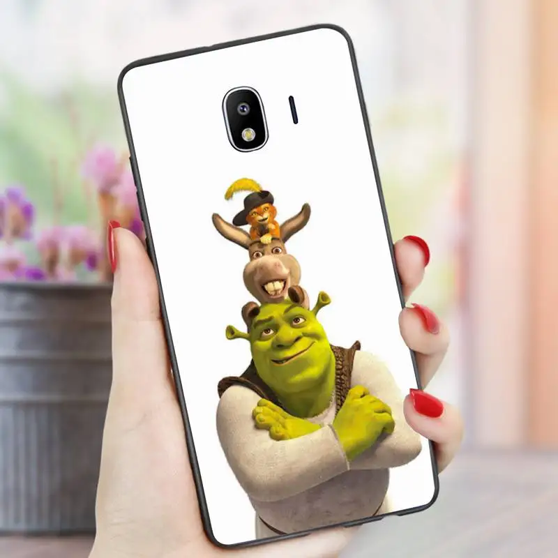 

Cartoon Moive Shrek Coon Phone Case For Huawei nova 5 6 7 pro Y5 2019 prime 2018 Y9s Y7 Black Soft nax fundas cover