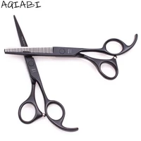 professional hair scissors 5 5 aqiabi japanese steel hairdressing scissors haircut cutting shears thinning scissors black a1008
