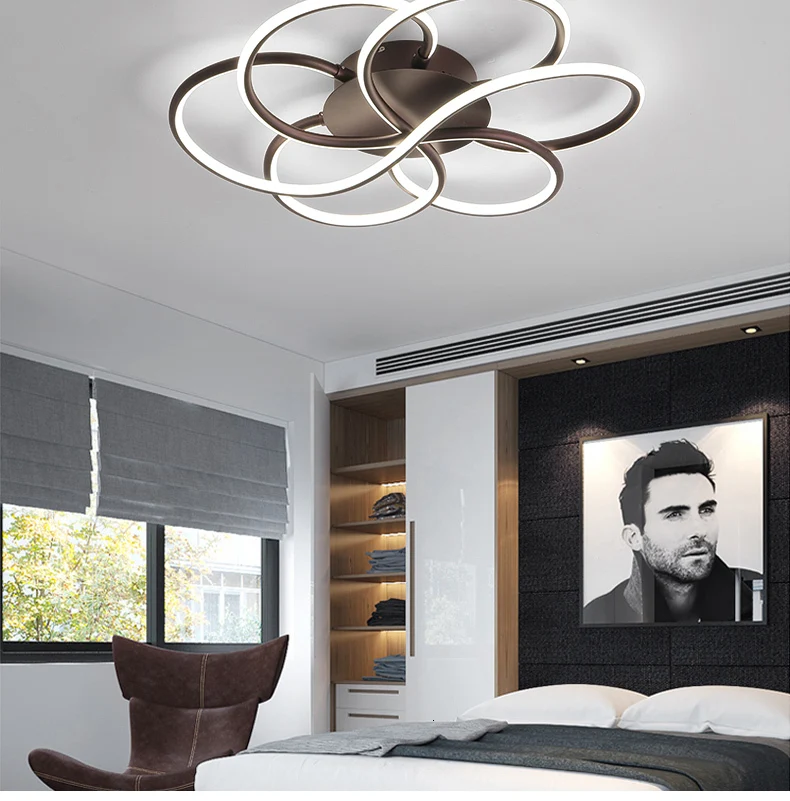 Современная люстра освещение для гостиной Luminarine avize lustre de plafond модерн 90-265 в Lustre Потолочная люстра для спальни