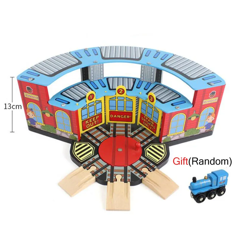 Деревянные аксессуары для железнодорожных дорожек Деревянный Железнодорожный